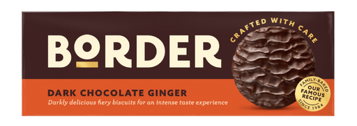 [15746] Border Biscuits - Dark Chocolate Ginger X 14 X 150g