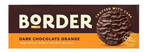 [15747] Border Biscuits - Dark Chocolate Orange X 14 X 150g