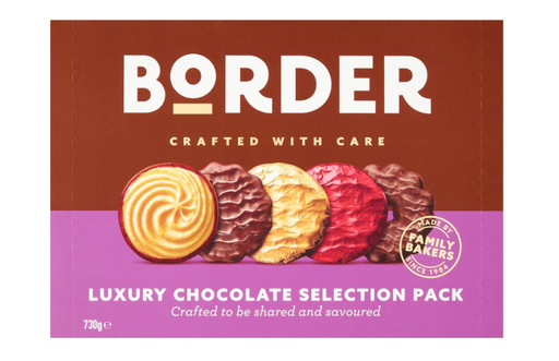 [15759] Border Biscuits Selection Box - Luxury Chocolate X 3 X 730g