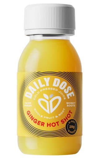 [15781] Daily Dose Cold Press Shot - Ginger Hot Shot X 16 X 60ml