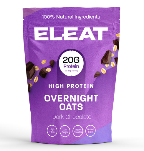 [15824] [20% OFF] Eleat High Protein Overnight Oats - Dark Chocolate X 5 X 400g