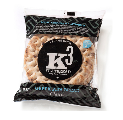 [15831] Kolios Greek K3 Pitta Bread - Classic 17cm 360g