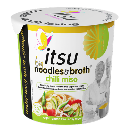 [15851] Itsu Noodles Cup - Big Bowl Chilli Miso X 4 X 98g