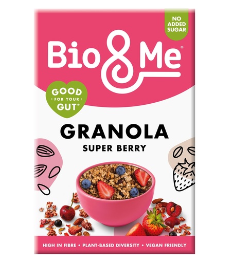 [15860] Bio and Me Vegan Granola - Super Berry X 5 X 360g