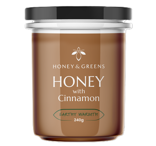 [15865] Honey and Greens British Honey - Ceylon Cinnamon X 6 X 240g