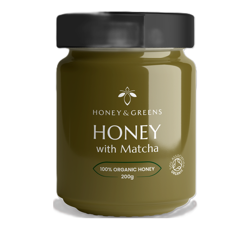 [15872] Honey and Greens Organic Honey - Matcha X 6 X 200g