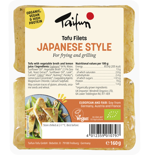 [15914] Taifun Organic Tofu Block- Filets Japanese Style 160g
