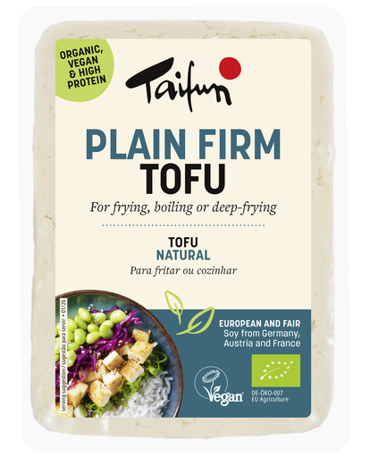 [15920] [PRODUCTION ISSUE] Taifun Organic Tofu Block - Natural Plain Firm 200g
