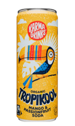 [15925] Karma Drinks - CAN Tropikool Mango and Passion Fruit X 24 X 250ml