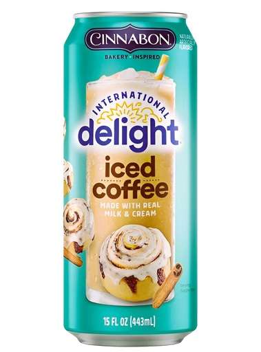 [15939] International Delight Iced Coffee - CAN Cinnabon X 12 X 443ml