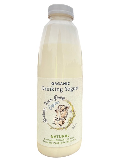 [15942] Berkeley Farm Dairy Organic Drinking Yoghurt - Natural 750ml
