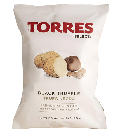 [15956] Torres Crisps - LARGE Black Truffle Potato X 5 X 500g