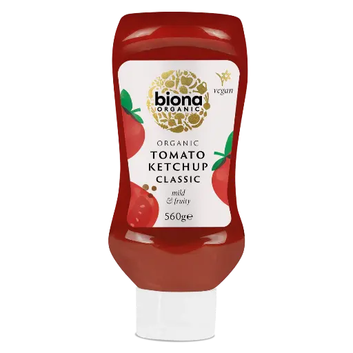 [15972] [15% OFF] Biona Organic Tomato Ketchup - Squeezy Classic X 12 X 560g