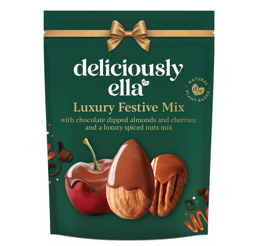 [15975] Deliciously Ella Coated Fruit and Nuts XMAS - Luxury Festive Mix 75g