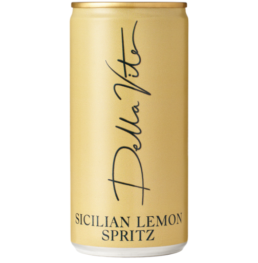 [15988] Della Vite RTD Spritz - CAN Sicilian Lemon 10% ABV X 8 X 200ml