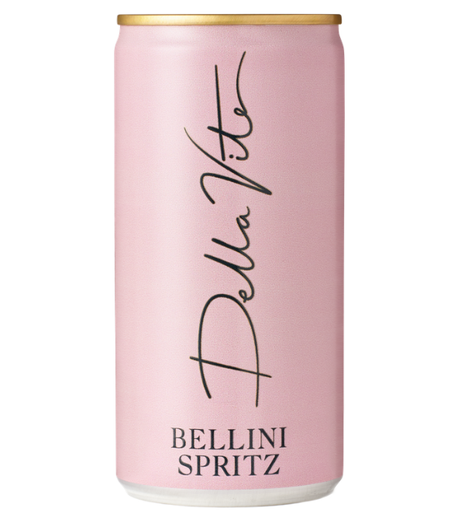 [15989] [20% OFF] Della Vite RTD Spritz - CAN Bellini 7.5% ABV X 8 X 200ml