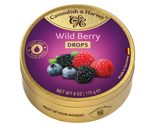 [16009] [25% OFF] Cavendish and Harvey Fruit Drops - Wild Berry X 9 X 175g