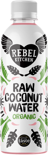 [16018] Rebel Kitchen Organic Coconut Water - SMALL Pressed 330ml