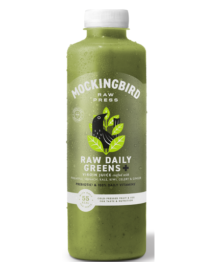 [16038] Mockingbird Raw Press Juice - LARGE Raw Daily Greens 750ml