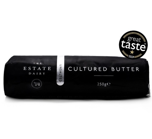 [16044] The Estate Dairy Cultured Butter - Unsalted 250g
