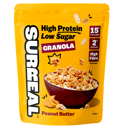 [16176] Surreal High Protein Granola - Peanut Butter X 5 X 300g
