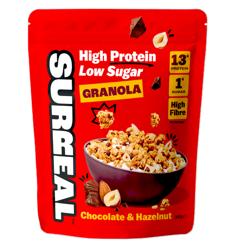 [16177] [15% OFF] Surreal High Protein Granola - Chocolate Hazelnut X 5 X 300g