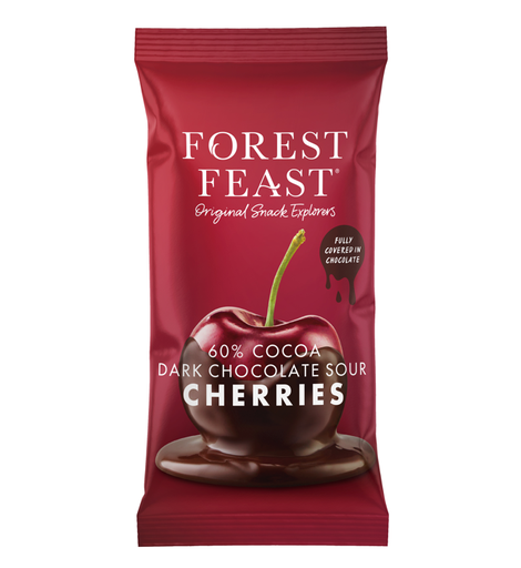 [16120] Forest Feast Impulse - Belgian Dark Chocolate Sour Cherries 06020 X 12 X 40g
