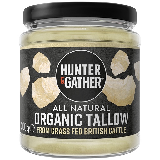 [16109] Hunter and Gather Organic Tallow - Grass Fed Beef X 6 X 300g