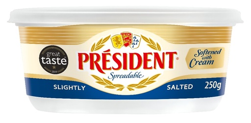 [16107] President Dairy Spread - Slightly Salted 250g