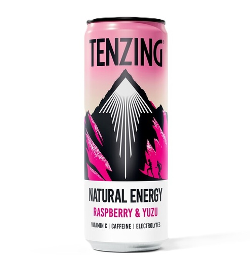 [16195] Tenzing Natural Energy Drink - Raspberry and Yuzu X 12 X 330ml