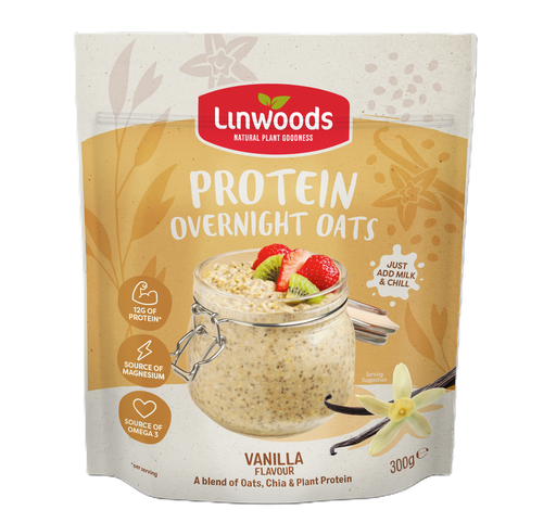 [16226] [10% OFF] Linwoods Overnight Oats - Vanilla Protein 300g