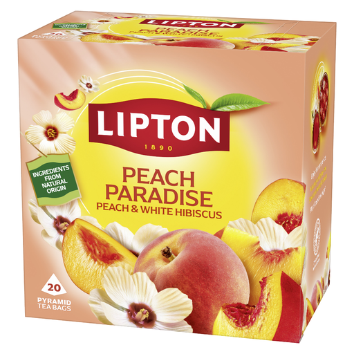 [16198] [10% OFF] Lipton Tea - Peach Paradise X 4 X 20pc