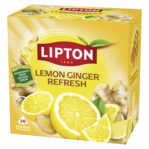 [16199] Lipton Tea - Lemon Ginger X 4 X 20pc