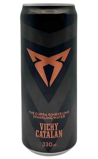 [16251] [35% OFF] [CLEARANCE] (BBD 01/11) Vichy Catalan x Cupra Sparkling Water - CAN Ginger and Lime X 24 X 330ml
