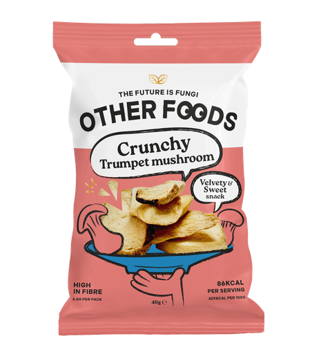 [16258] Other Foods Snacks - Crunchy Trumpet Mushrooms X 8 X 40g