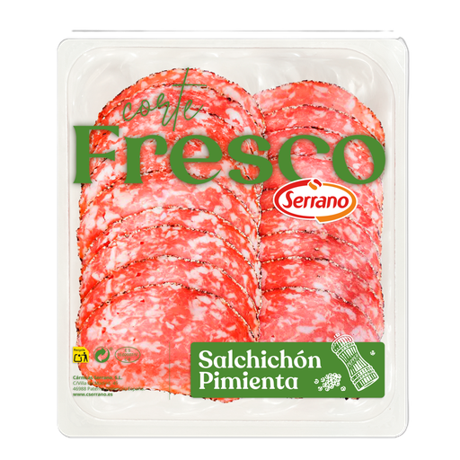 [16277] Serrano Spanish Slices - Pimienta Salchichon 100g