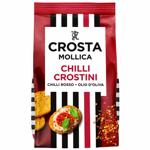 [16334] Crosta and Mollica Crostini - Chilli X 10 X 150g
