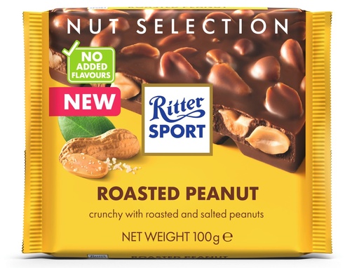 [16276] Ritter Sport Chocolate Nut - Roasted Peanut X 11 X 100g