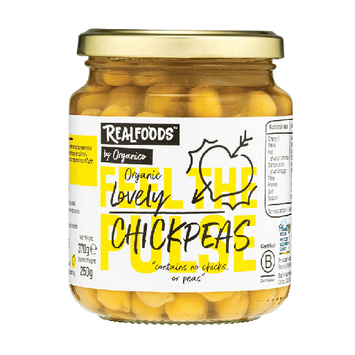 [16353] Organico Organic Pulse Jars - Chickpeas X 6 X 370g