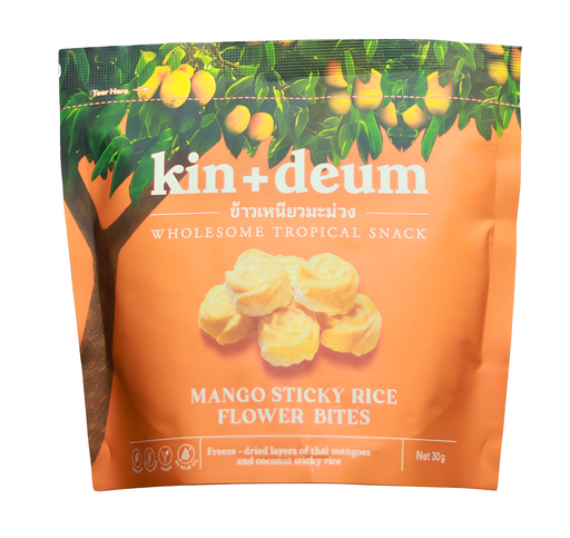 [16282] Kin Plus Deum Rice Bites - Mango Flower X 20 X 30g