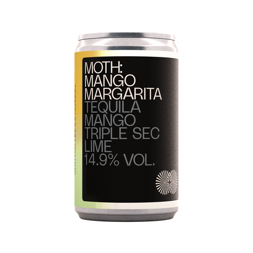 [16421] [10% OFF] Moth Cocktails - CAN Mango Margarita 14.90% ABV X 12 X 125ml