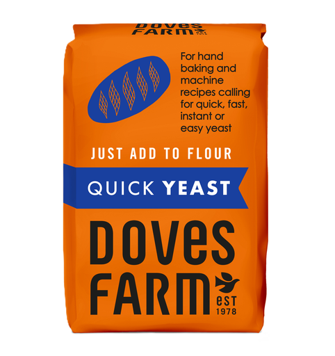 [16420] Doves Farm Baking Ingredients - Quick Yeast X 16 X 125g