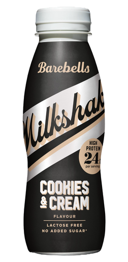 [16390] Barebells Milkshakes - Cookies and Cream X 8 X 330ml