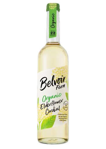 [16383] Belvoir Farm Organic Cordial - Elderflower X 6 X 500ml