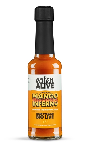 [16476] Eaten Alive Fermented Hot Sauce - Mango Inferno 150ml