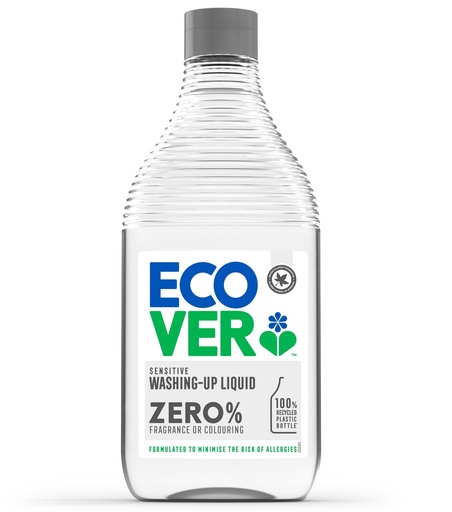 [16485] Ecover Washing Up Liquid - SMALL Zero Fragrance 450ml