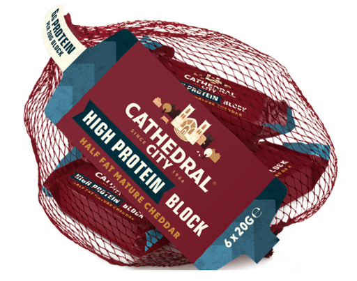 [16506] Cathedral City Mini Block Cheddar - High Protein Half Fat Mature 120g