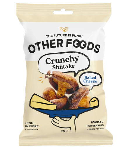 [16533] Other Foods Snacks - Crunchy Shiitake Baked Cheese X 8 X 40g