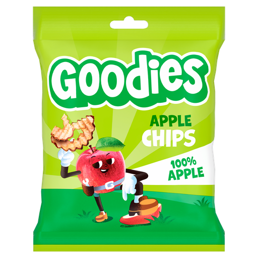 [16576] Goodies Kids Fruit Snacks - Apple Chips X 5 X 15g