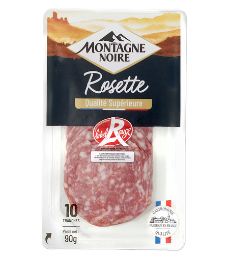 [16555] Montagne Noire Pork Sausages - Rosette Salami Label Rouge 90g